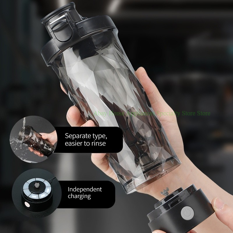 700ML Rechargeable Electric Mi - Protein Shaker Bottle review and price