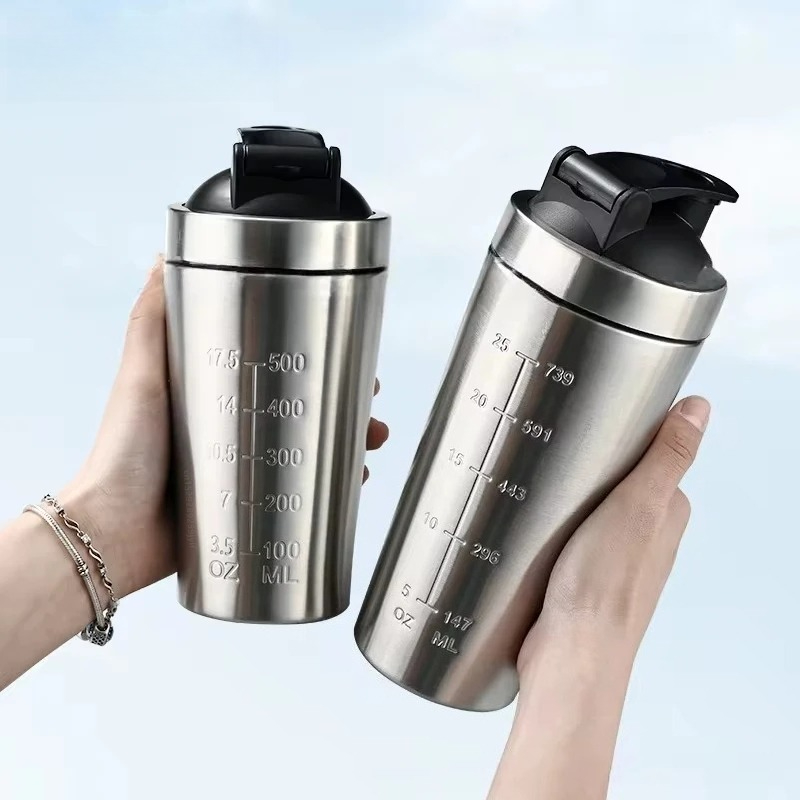 1pcs Stainless Steel Protein P - Protein Shaker Bottle review and price