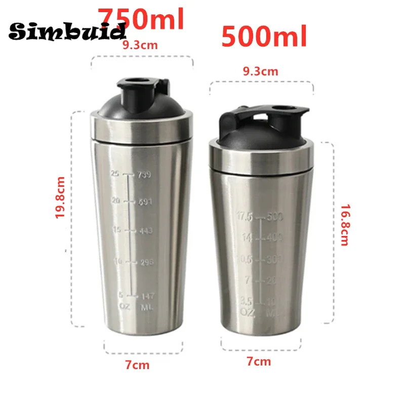 Stainless Steel Protein Powder - Protein Shaker Bottle review and price